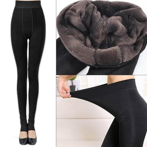 Women's Fur Lined Warm Leggings - Trendition