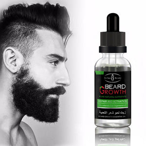 100% Natural Organic Men Growth Beard Oil - Result In Just 2 Weeks ! - Trendition