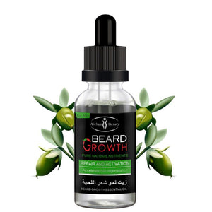 100% Natural Organic Men Growth Beard Oil - Result In Just 2 Weeks ! - Trendition