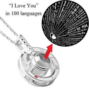 I Love You in 100 Languages Necklace - Trendition